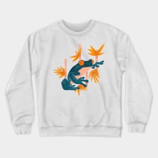 Tree frog on Bamboo Crewneck Sweatshirt